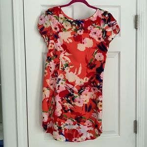 Yumi Kim size small floral dress. Full back zipper.